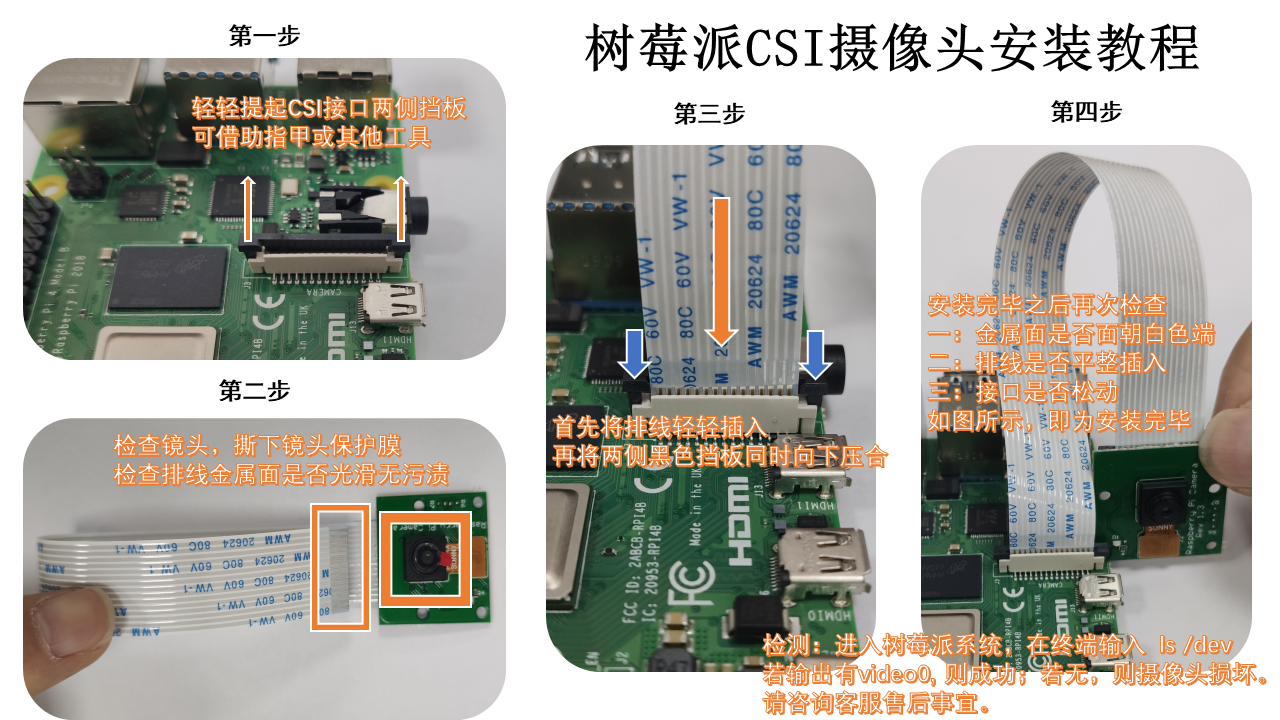 树莓派CSI摄像头安装图解教程.png